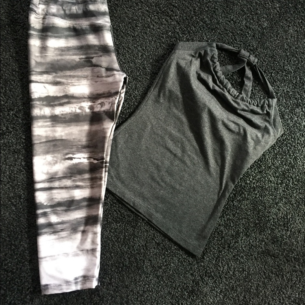 Prana Workout Set Tank & Capris size S